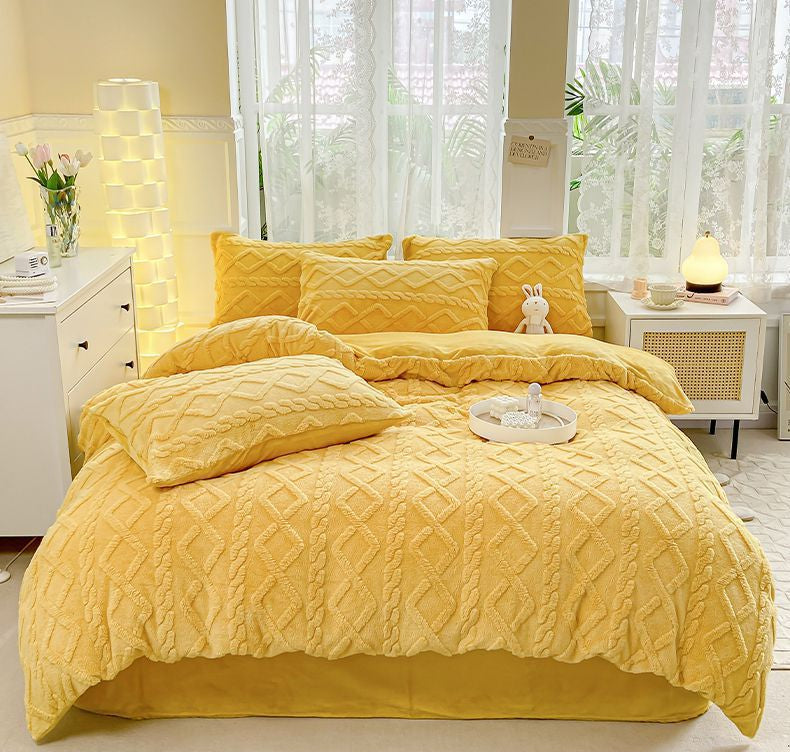 Luxury Velvet Fleece Bedding Set – Ultra Soft, Warm & Cozy