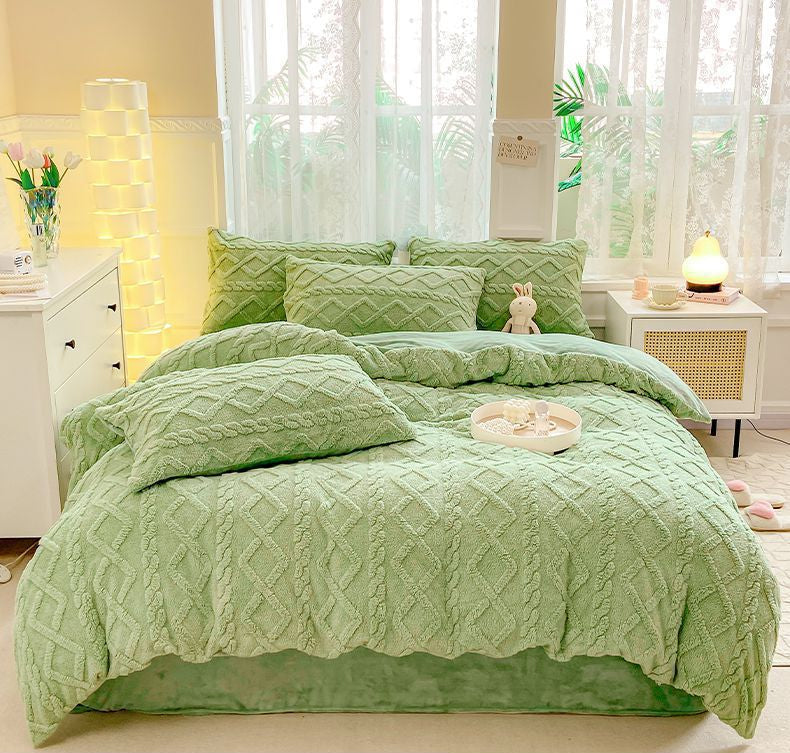Luxury Velvet Fleece Bedding Set – Ultra Soft, Warm & Cozy