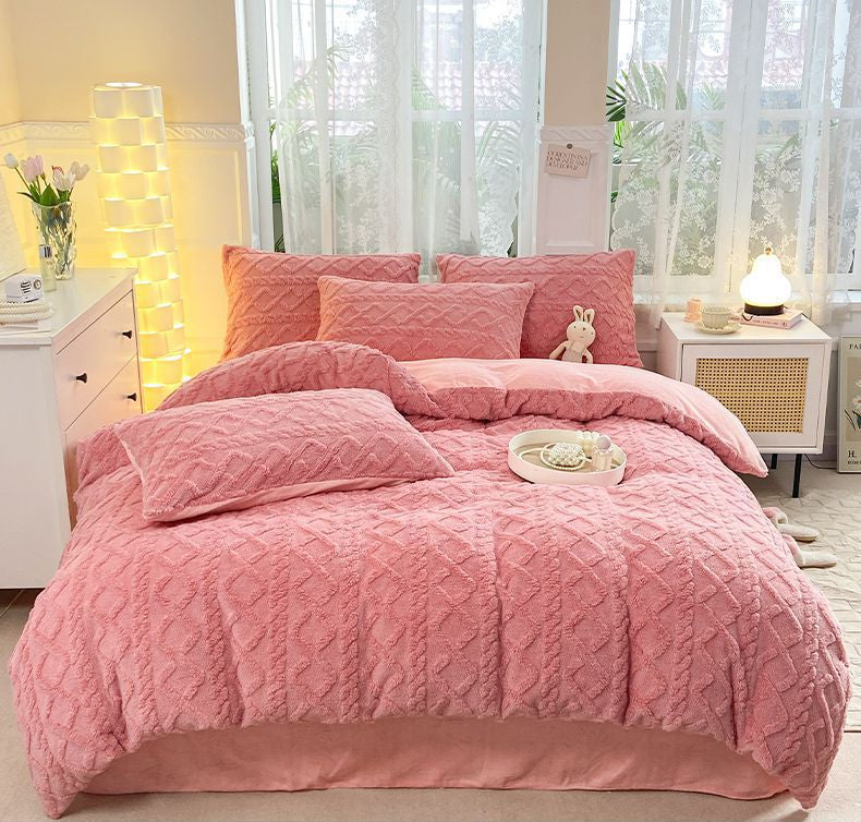Luxury Velvet Fleece Bedding Set – Ultra Soft, Warm & Cozy